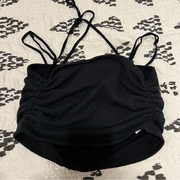 Daily Practice Retro Terry Cloth Tube Top and Midi Skirt Set Anthropologie NWT - Picture 2 of 9